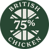 75% British Chicken