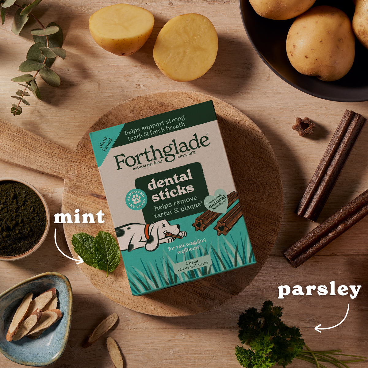 Fresh Breath Dog Dental Sticks (20 x Sticks)
