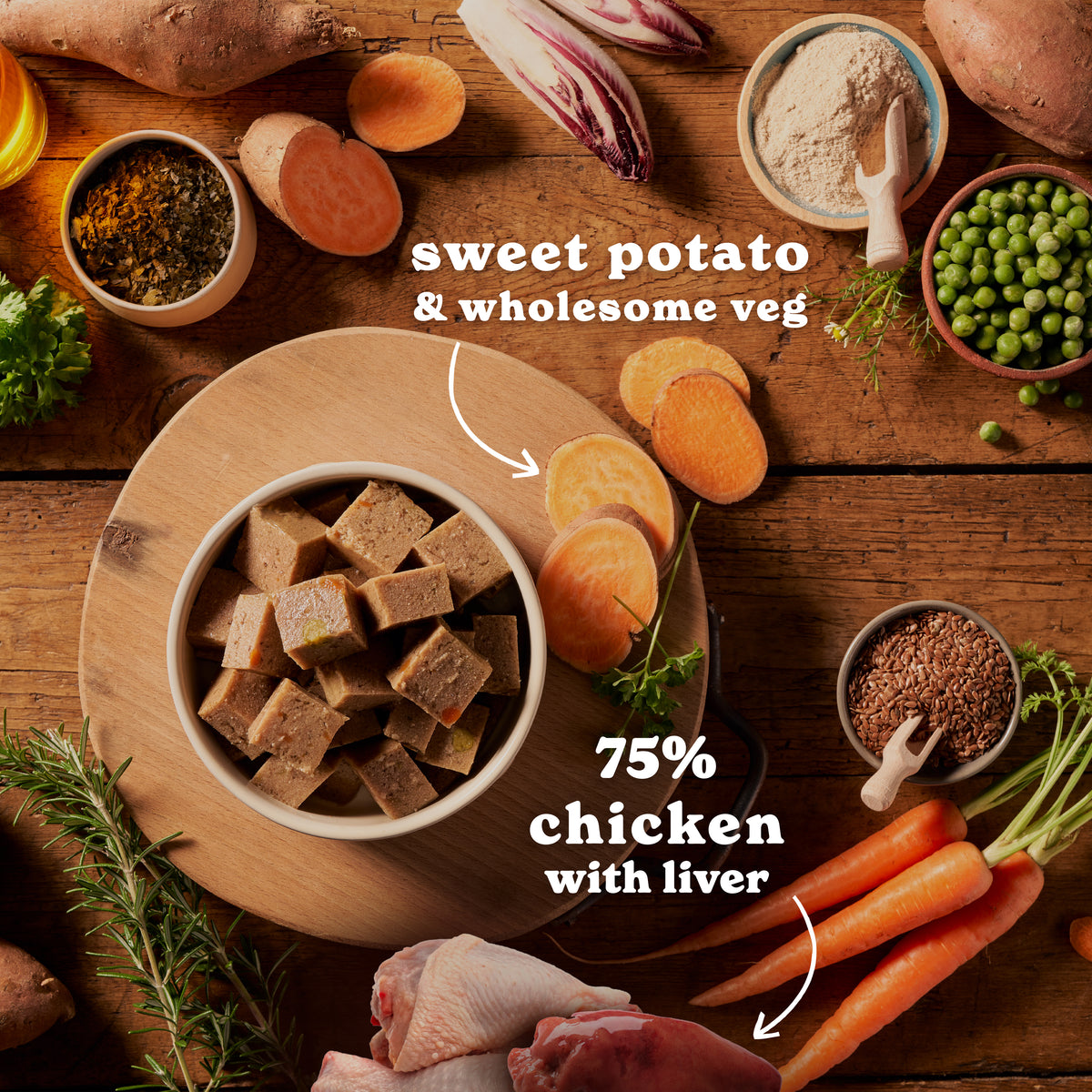 Chicken & Liver Wet Dog Food