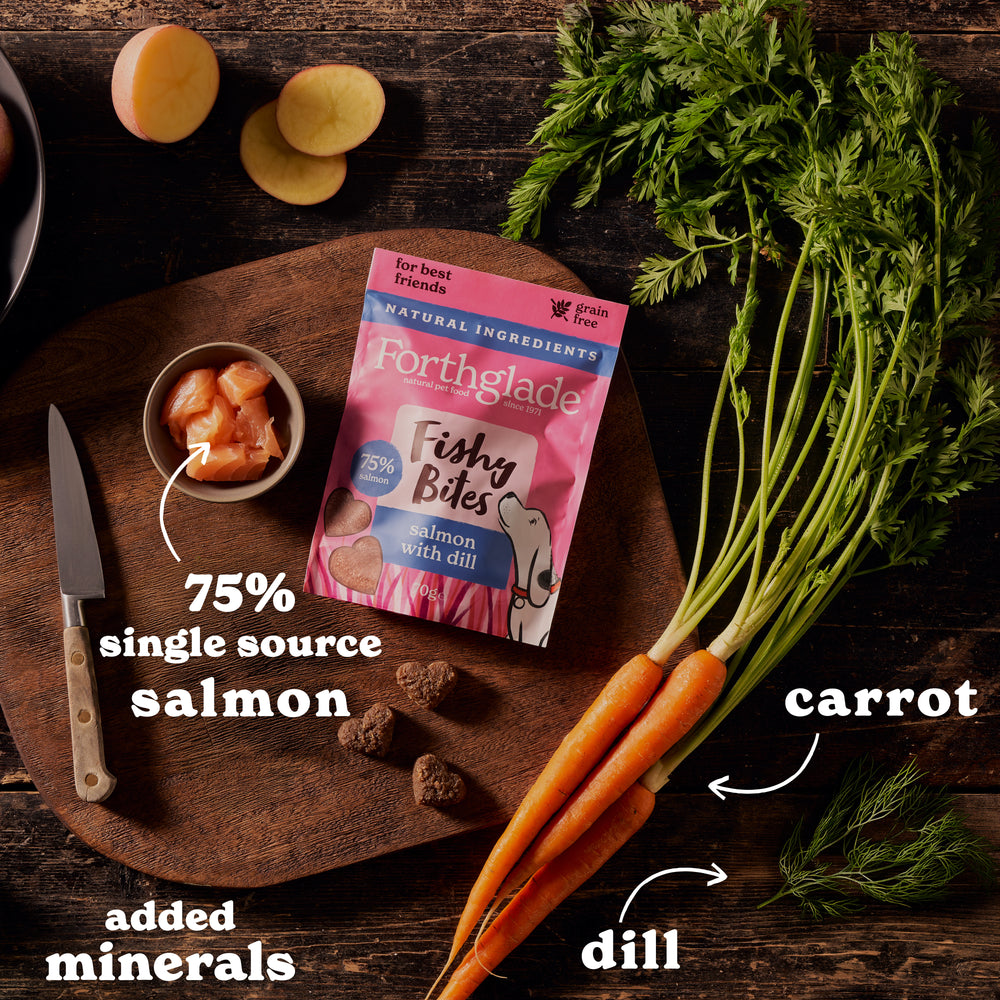 Fishy Bites Salmon & Dill Dog Treats