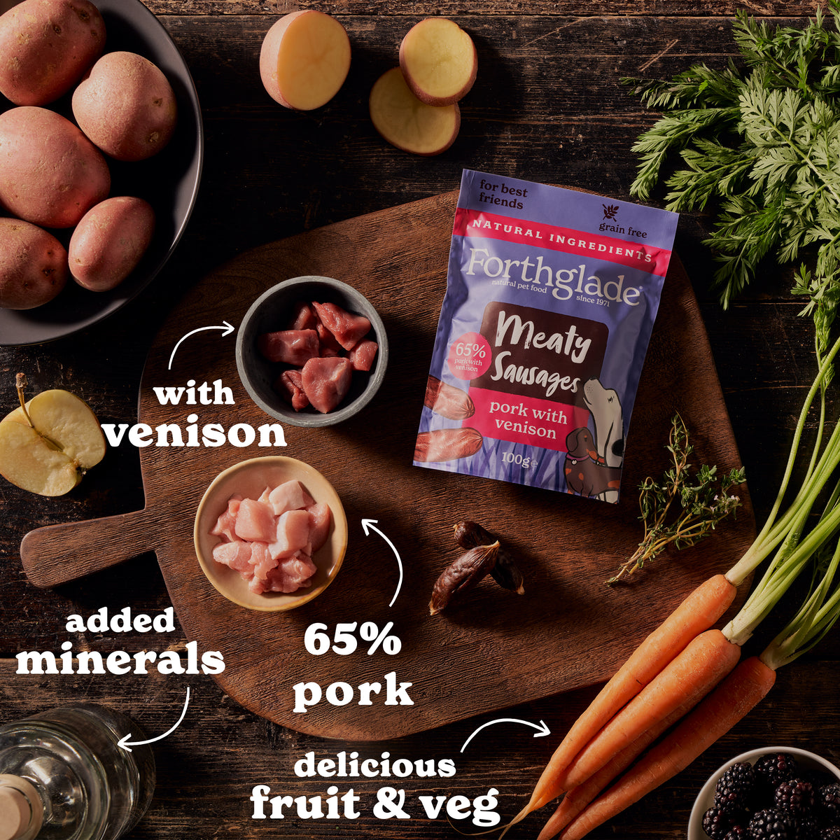 Meaty Sausages (1 x100g)