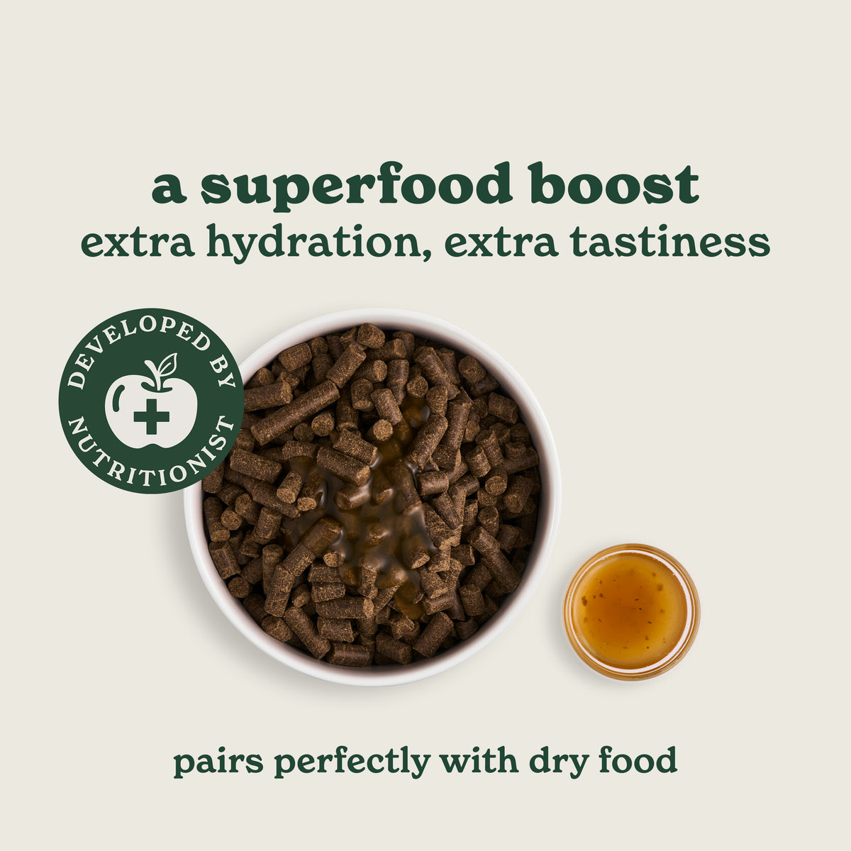 Hearty Chicken Bone Broth Topper