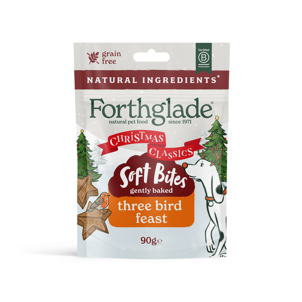 Christmas Three Bird Feast Dog Treats (1 x 90g)