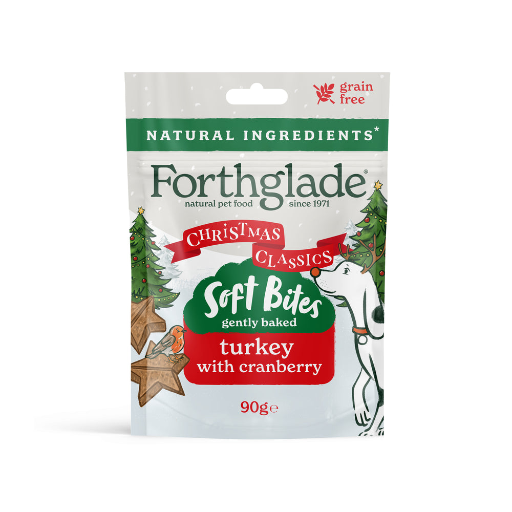 Christmas Dog Treats with Turkey & Cranberry (1 x 90g)